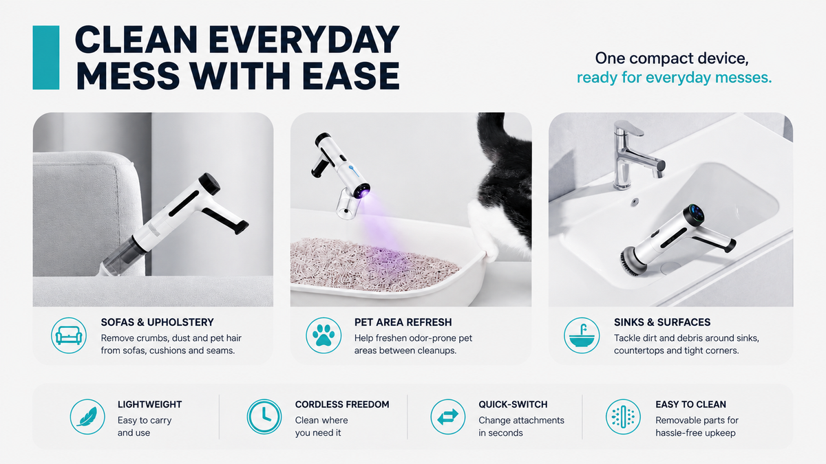 Clean Everyday Mess With Ease